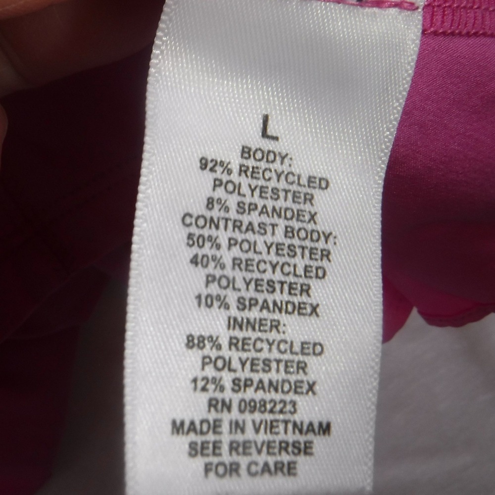 Freely Pink Athletic Dress‎ Junior's Large Racerback Pleated Tennis Skort - Picture 5 of 13